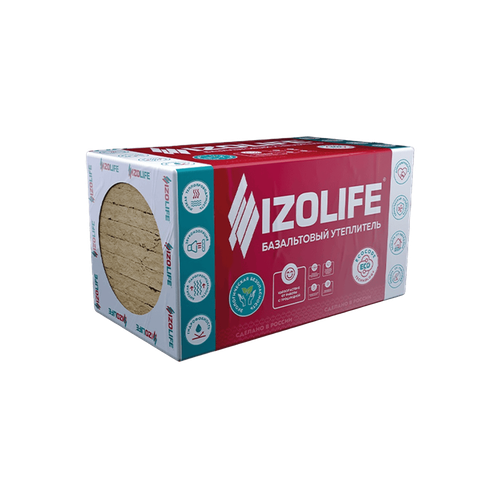 Утеплитель Изолайф IZOLIFE Л 35 1200х600, 100мм 4пл./2,88м2, 0,288м3